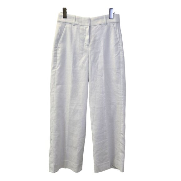 NWT J. Crew Linen Blend Sydney Traveler Pants Size 00 - Picture 1 of 6